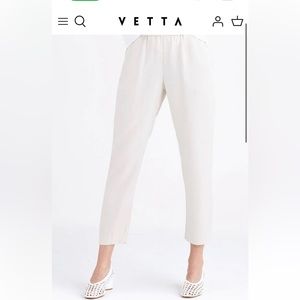 Vetta Tapered Linen Pant. Brand new